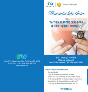 CƠ HỘI TƯ VẤN MIỄN PHÍ BỆNH LÝ TIM MẠCH CÙNG BÁC SĨ CHUYÊN KHOA TẠI HỘI THẢO  “Các tiến bộ trong chẩn đoán và điều trị bệnh tim mạch”