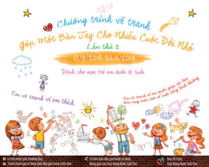 Chương Trình Vẽ Tranh “Góp Một Bàn Tay Cho Nhiều Cuộc Đời Nhỏ” Lần Thứ Hai Đã Trở Lại!