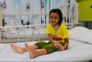 Girl’s life returned to normal after 8 years  carrying 4-kilograms Tumour on her back