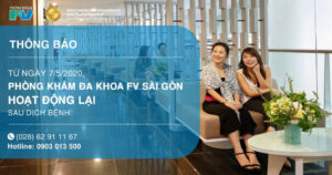 Phòng Khám Đa Khoa FV Sài Gòn hoạt động trở lại sau Dịch bệnh