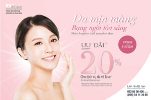 “Da mịn màng, rạng ngời tỏa sáng” với ưu đãi 20% tại Trung tâm Điều trị & Chăm sóc da bằng laser FV