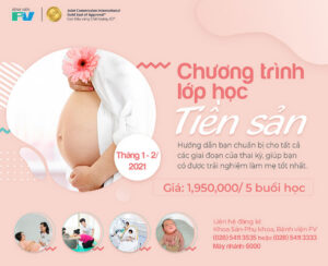 Chương trình Lớp học Tiền sản Tháng 1, tháng 2 năm 2021