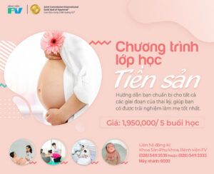 Chương trình Lớp học Tiền sản Tháng 9, tháng 10 năm 2023