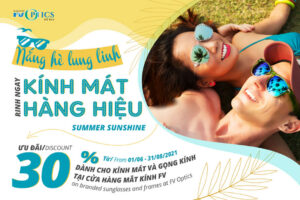 Summer sunshine, 30% discount on branded sunglasses and frames at FV Optics