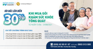 Ưu Đãi Lên Đến 30% Khi Mua Gói Khám Sức Khỏe Tổng Quát Tại Phòng Khám Đa Khoa FV Sài Gòn