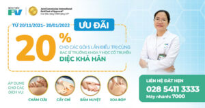 Ưu đãi 20% khi điều trị bằng Y Học Cổ Truyền tại Bệnh viện FV