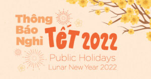 Announcement of public holidays – Lunar new year 2022