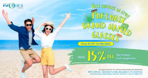 Face the Summer in Style, Purchasing Brand Named Sunglasses and Frames with 15% Off at FV Optics