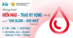 FV Hospital to Organise the 8th “Give Blood – Give Hope”