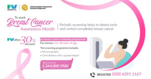 FV Offers 30% Discount on Breast Cancer Screening in October to Mark Breast Cancer Awareness Month