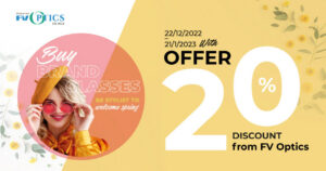 Buy brand glasses – Be stylist to welcome spring with offer 20% discount for customers shopping at FV Optics