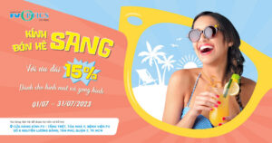 KÍNH SANG ĐÓN HÈ SANG VỚI ƯU ĐÃI 15% DÀNH CHO KHÁCH HÀNG MUA SẮM TẠI CỬA HÀNG MẮT KÍNH FV