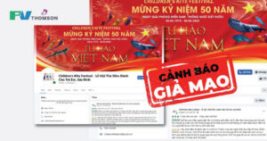 Thông báo về việc giả mạo bệnh viện FV để kêu gọi hoạt động thiện nguyện
