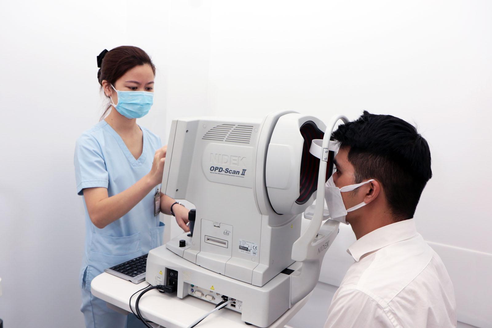 đo mắt cận thị