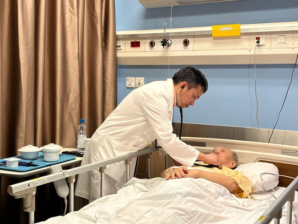 Ông cụ N.V.T phục hồi sức khỏe gần như bình thường sau 5 ngày điều trị tại FV