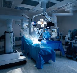 Bác sĩ FV điều khiển robot da Vinci Xi bóc trọn khối u thực quản lớn nằm sát tim...