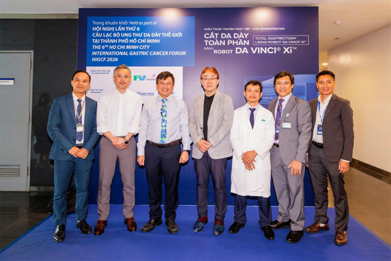 Live Demonstration: “Total Gastrectomy using robot da Vinci Xi” – a Collaboration Between FV Hospital and University Medical Centre HCMC