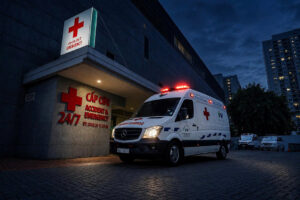 Female doctor and FV Hospital emergency team in 40-nautical-mile midnight rescue to save Russian crew member with a cerebral haemorrhage