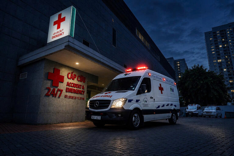 Female doctor and FV Hospital emergency team in 40-nautical-mile midnight rescue to save Russian crew member with a cerebral haemorrhage